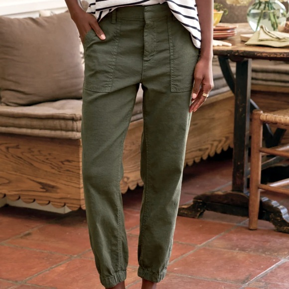 Frank & Eileen Pants - Frank & Eileen Hunter Green JAMESON Trousers